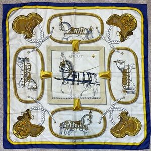 Hermes Grand Apparat Silk Scarf